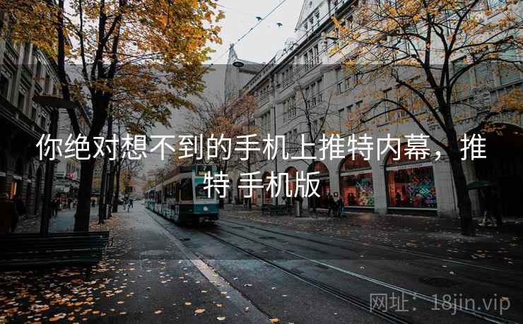 你绝对想不到的手机上推特内幕,推特 手机版 你绝对想不到的手机上推特内幕,推特 手机版